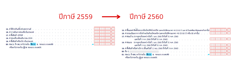 ค่าลดหย่อน 2560